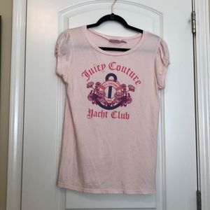 Juicy Couture pink t-shirt size large